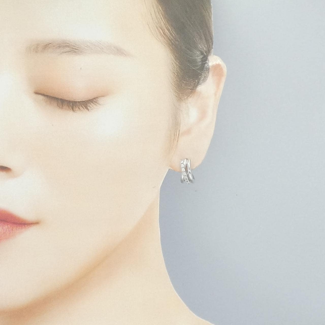 タサキ ダイヤモンド ピアス 0.24CT