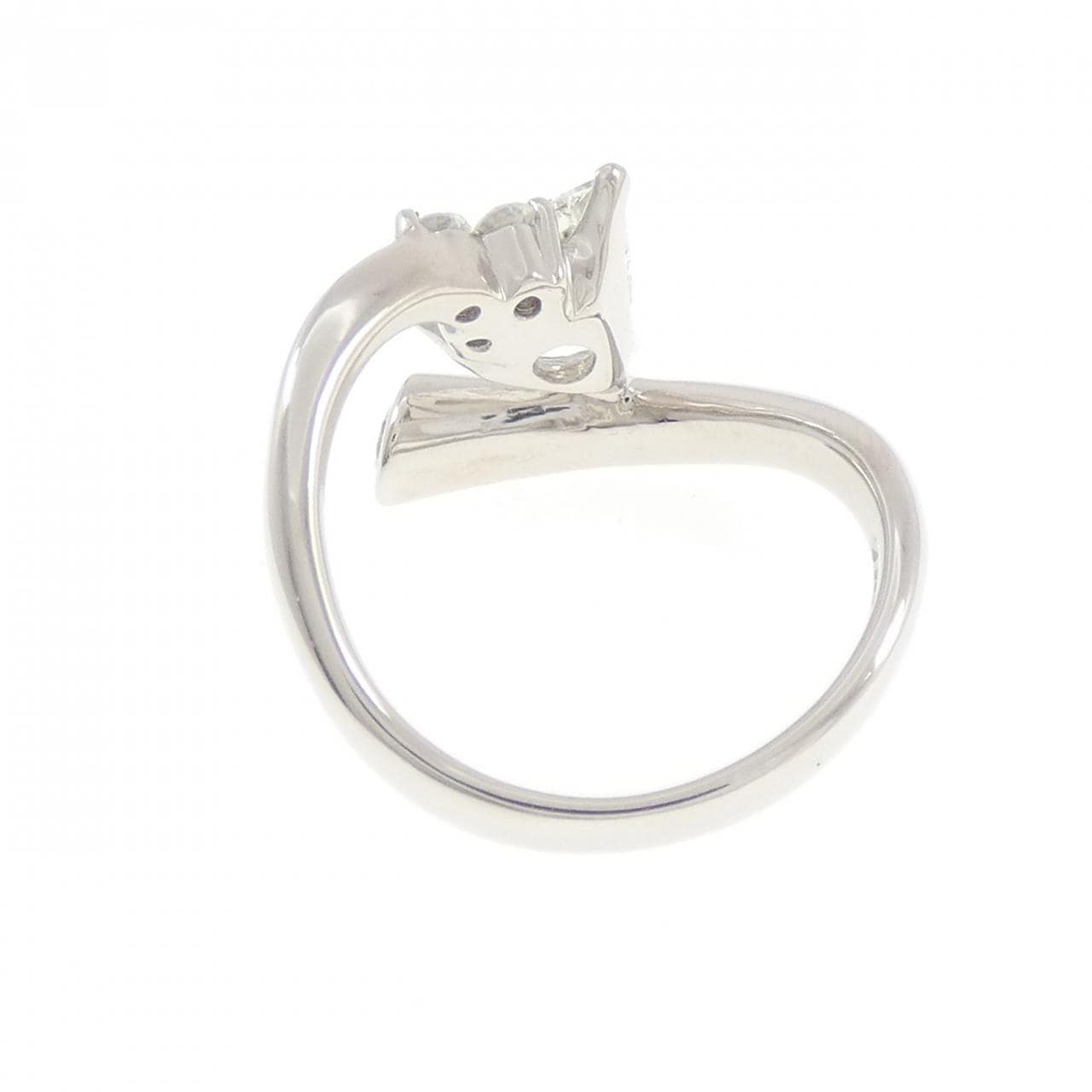 PT900 ダイヤモンド リング 1.017CT H SI2 ファンシーカット