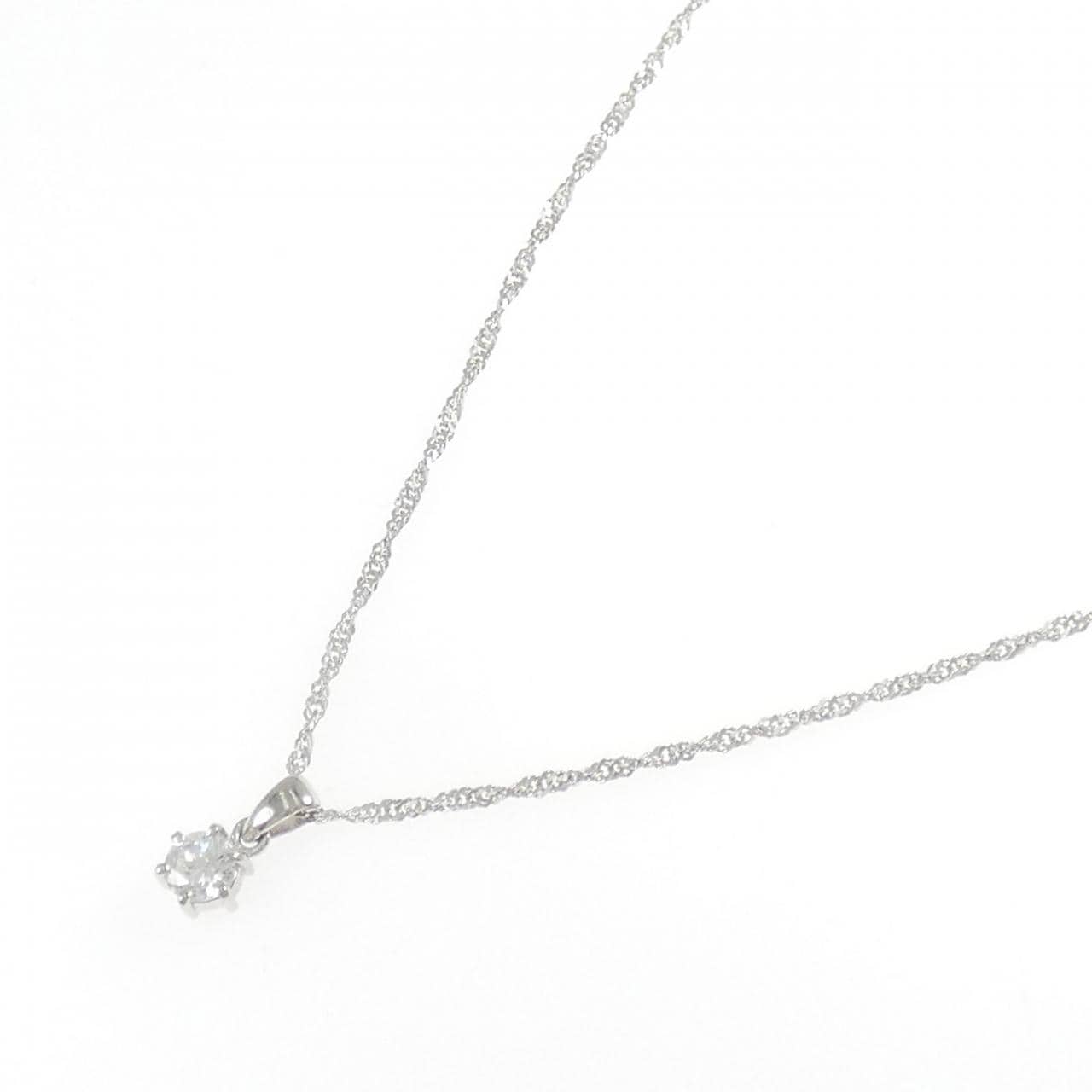 PT900/PT850 ダイヤモンド ネックレス 0.41CT
