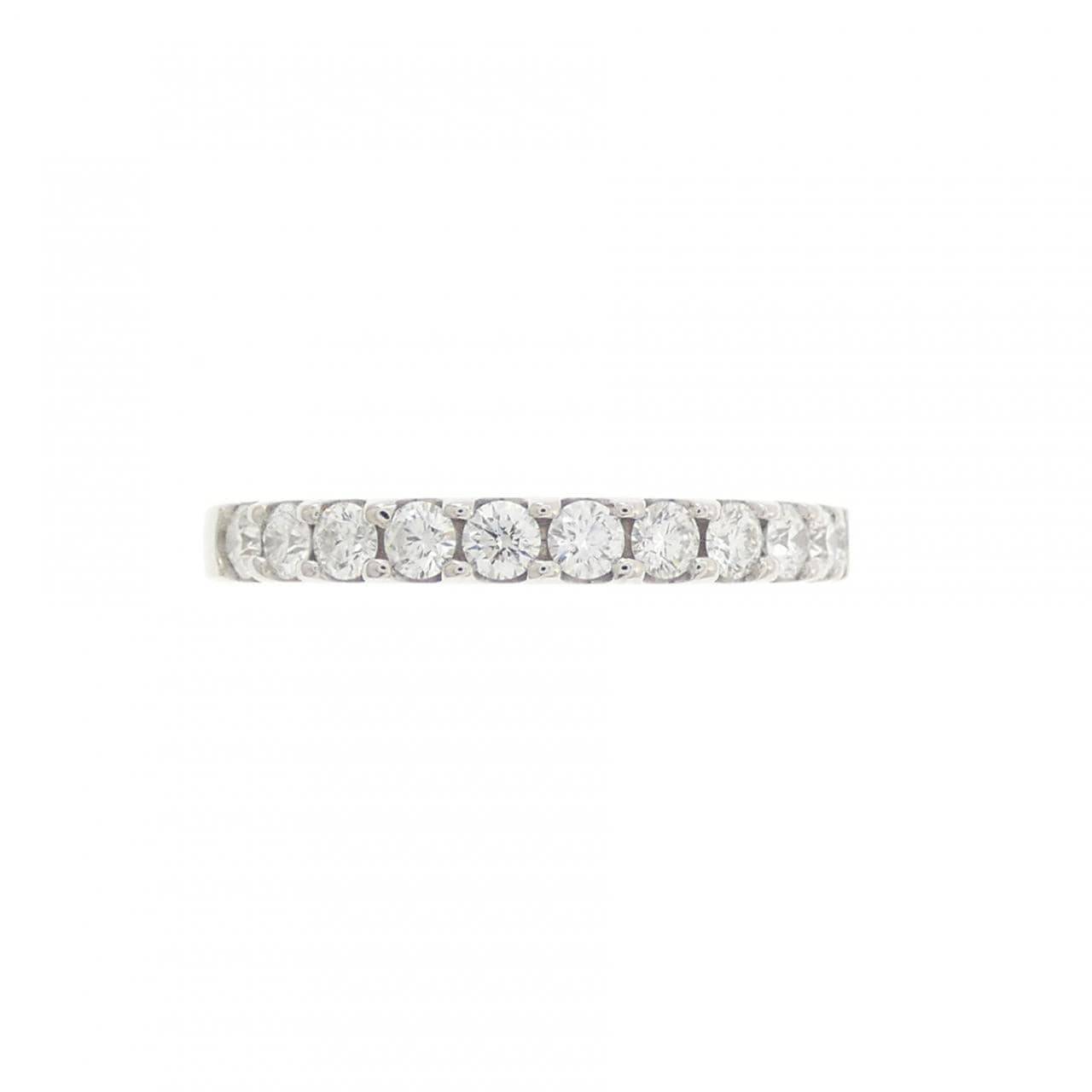 PT950 ハーフエタニティ ダイヤモンド リング 0.380CT