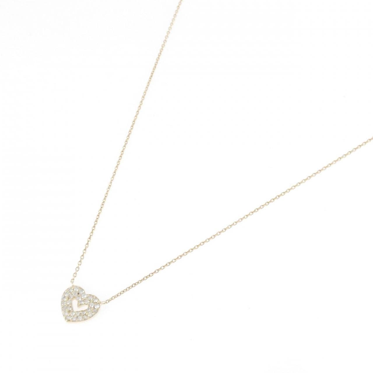 ジュピター ハート ダイヤモンド ネックレス 0.15CT