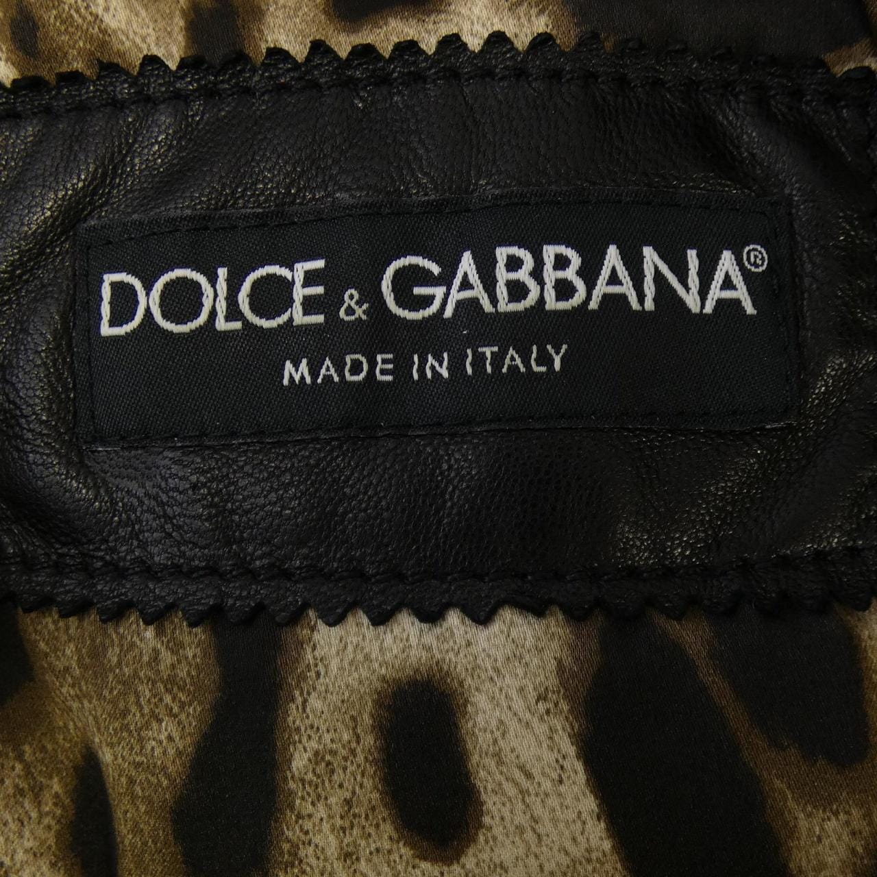 ドルチェアンドガッバーナ DOLCE&GABBANA F9829L/HULAW レザーライダースジャケット