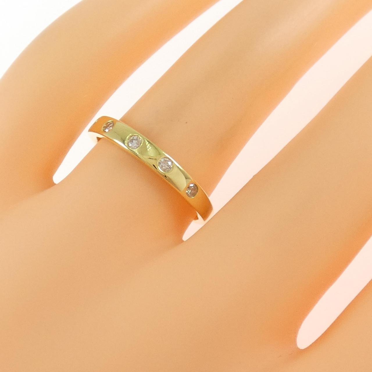 K18YG ダイヤモンド リング 0.10CT
