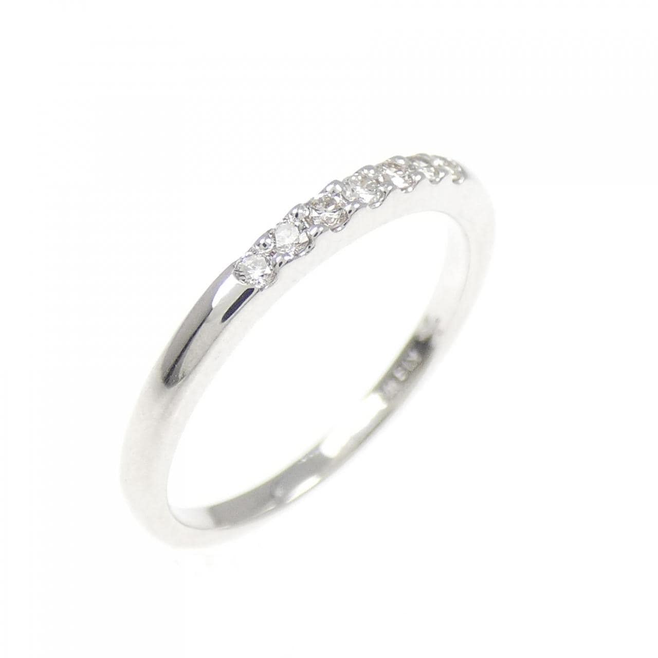 K18WG ダイヤモンド ピンキー リング 0.05CT