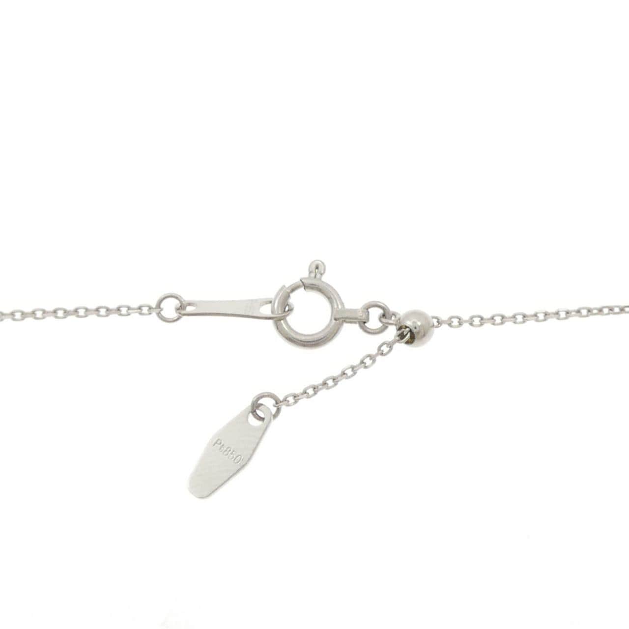 PT900/PT850 エメラルド ネックレス 0.52CT