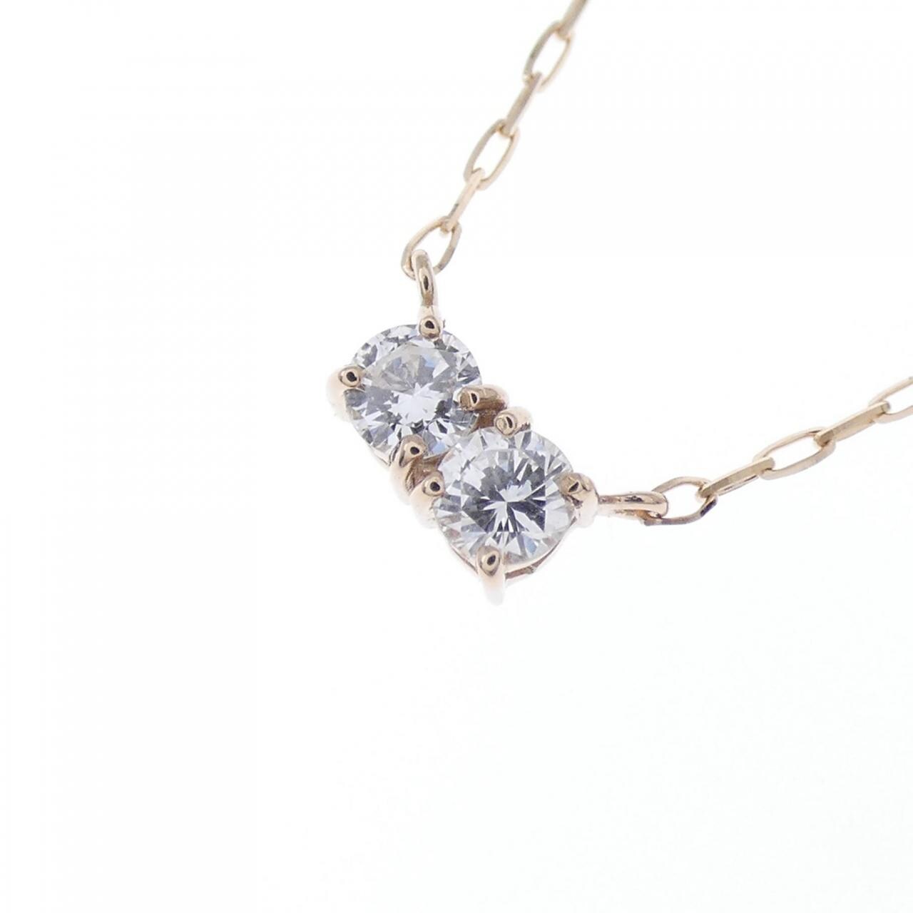 コメ兵｜【リメイク】K18PG ダイヤモンド ネックレス 0.16CT