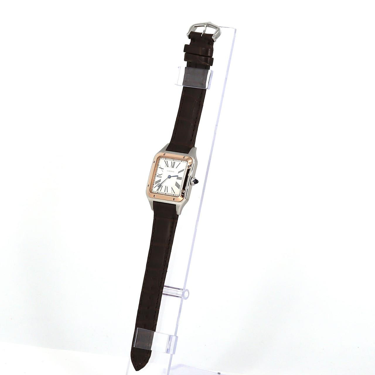 カルティエ サントスデュモンLM PGコンビ W2SA0011 SSxPG クォーツ