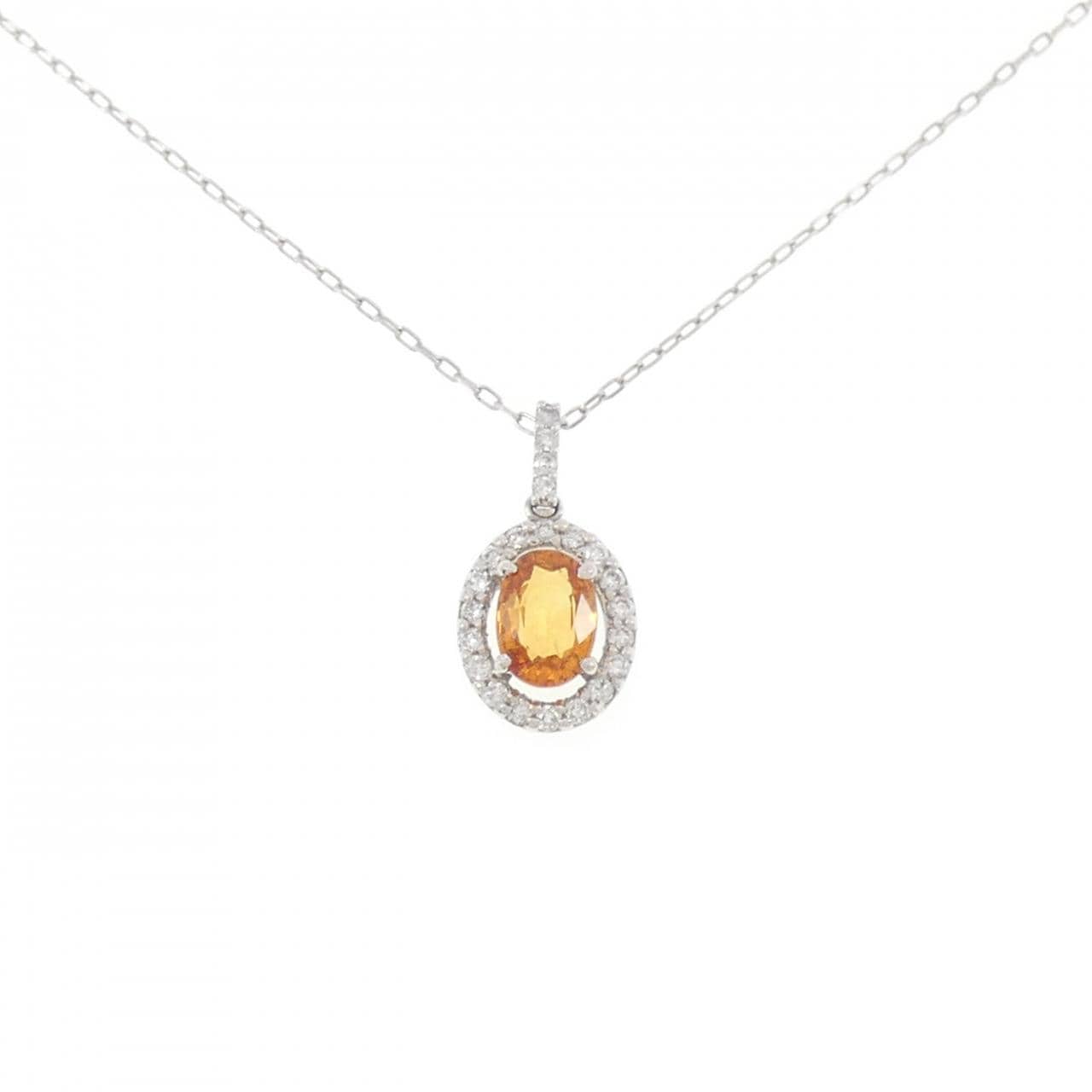 PT900/PT850 サファイヤ ネックレス 1.02CT