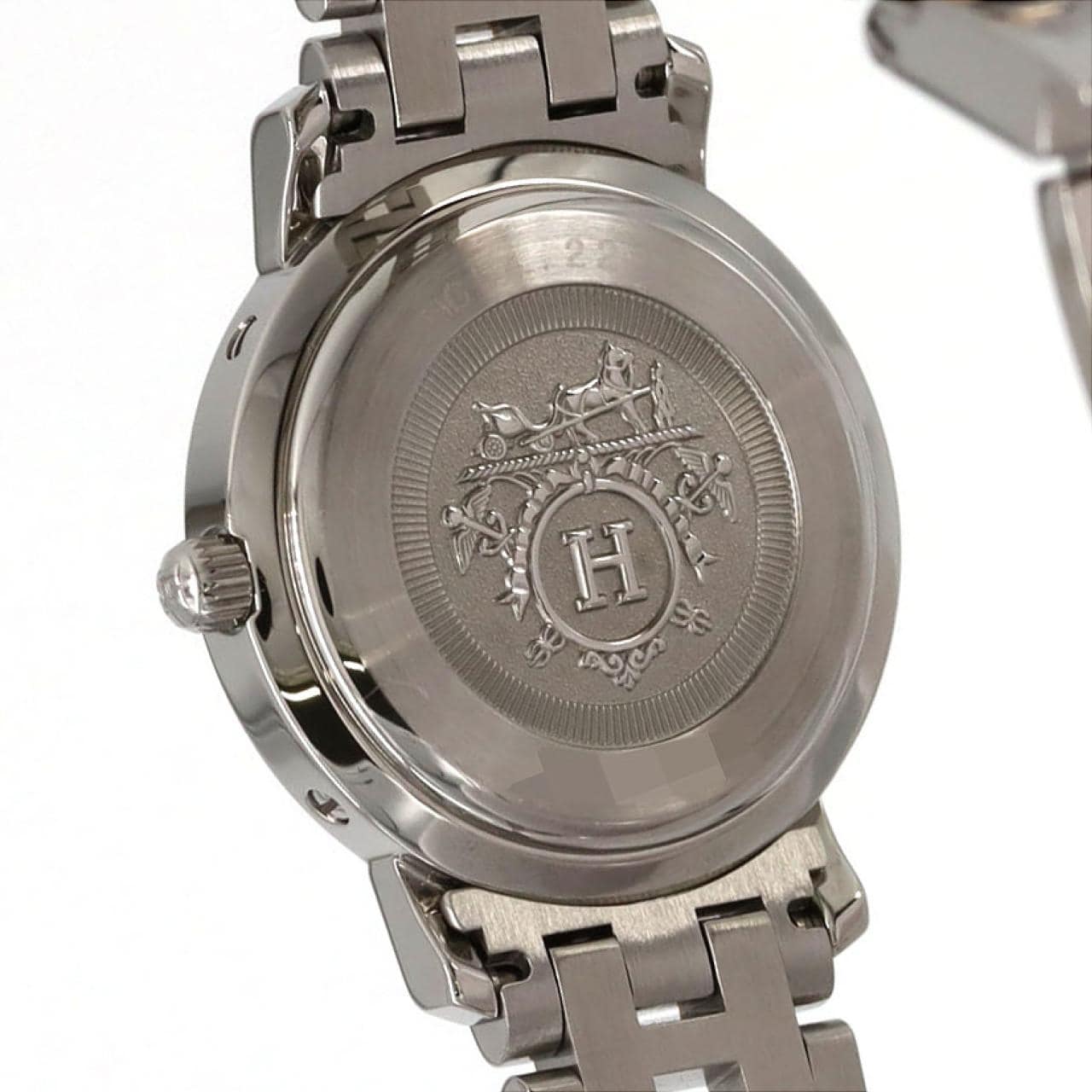 HERMES Clipper Nacre PG two tone/12P CL4.222 SSxGP Quartz