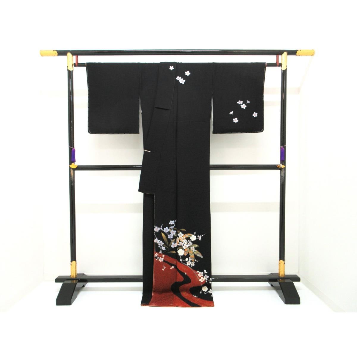 【未使用品】訪問着　友禅金彩加工　身幅Ｌ寸