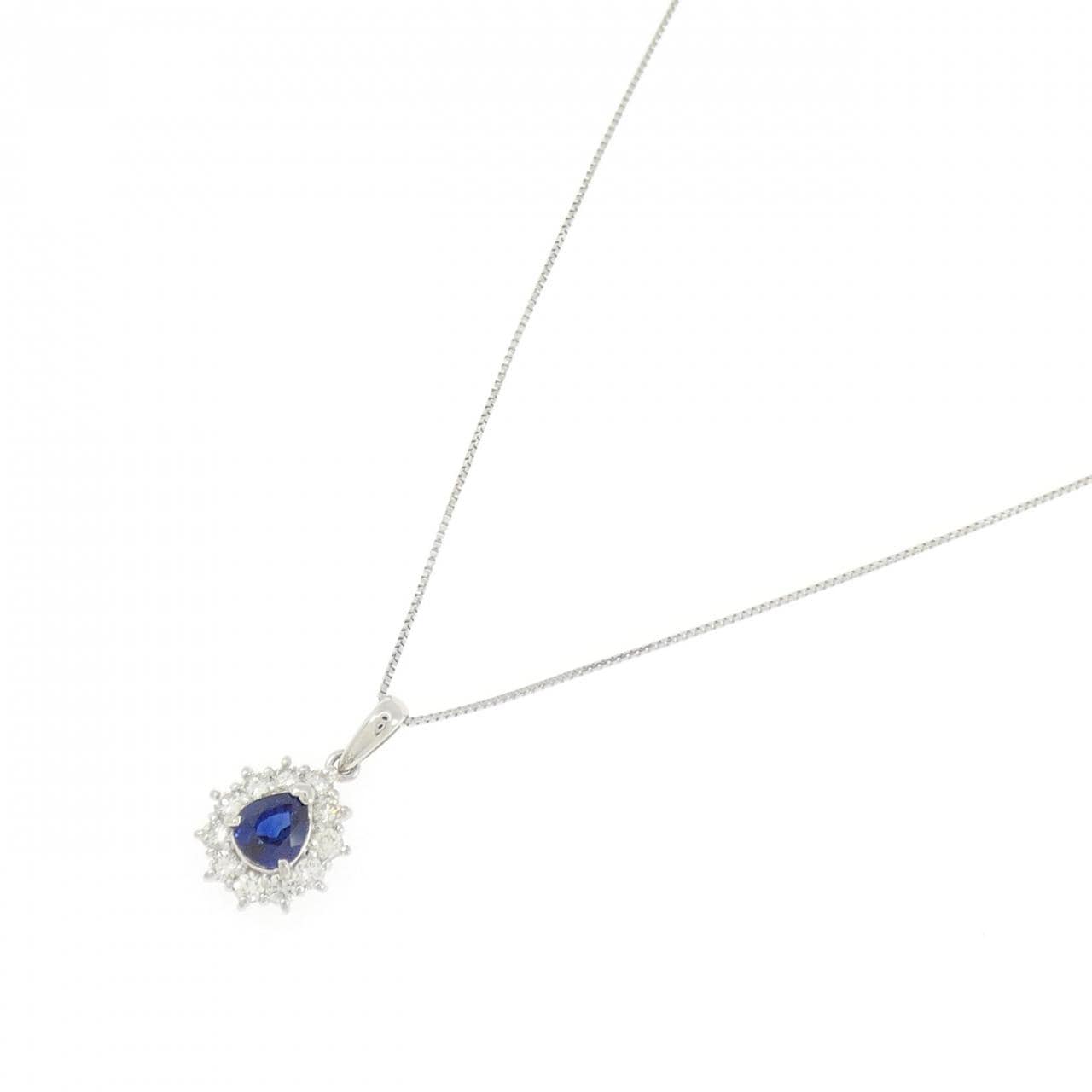 PT900/PT850 サファイヤ ネックレス 0.612CT