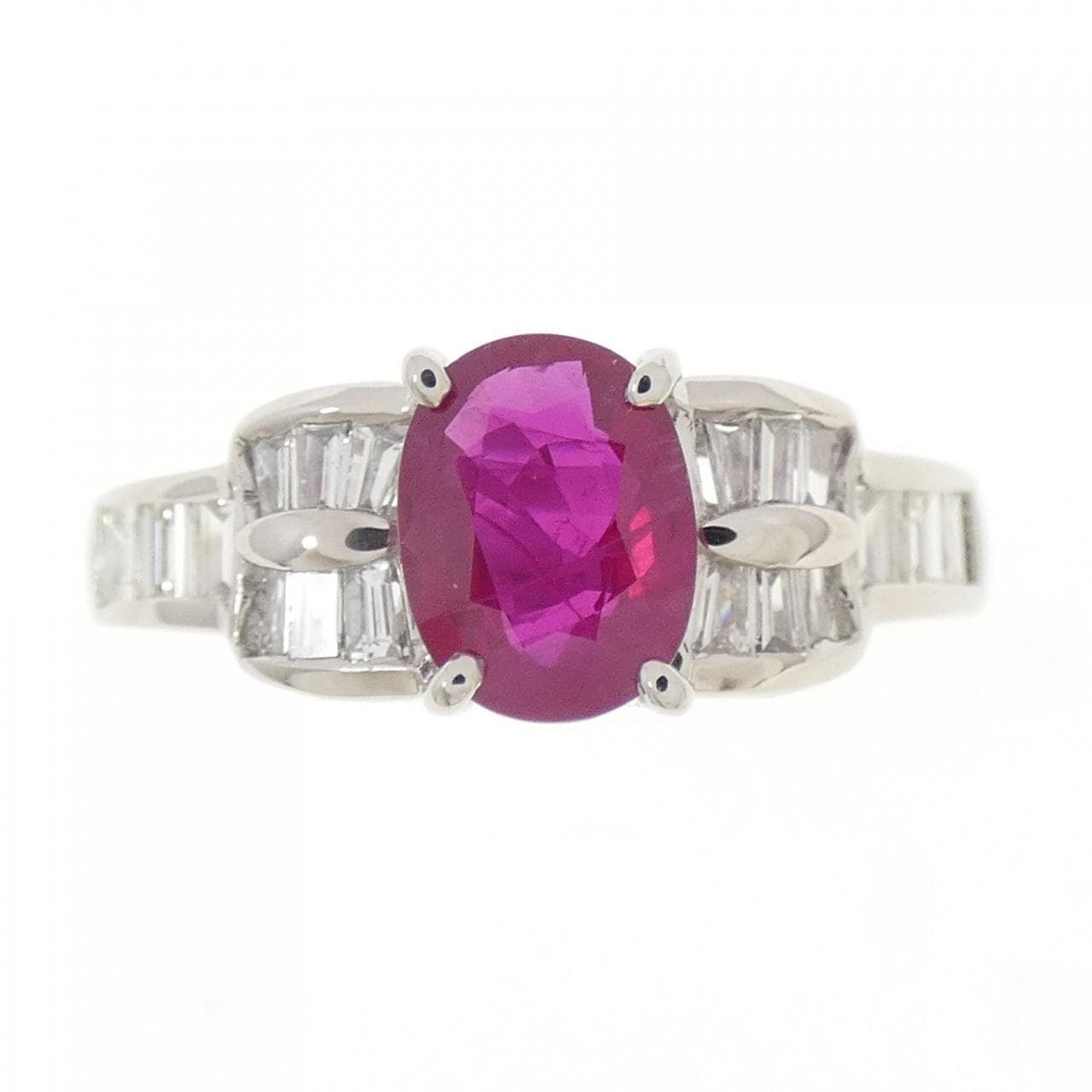 PT900 ルビー リング 1.07CT