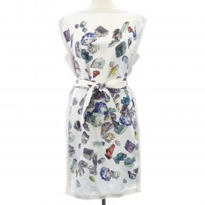 エルメス HERMES MINERAUX 37-7755 ツイルレーヌ ワンピース