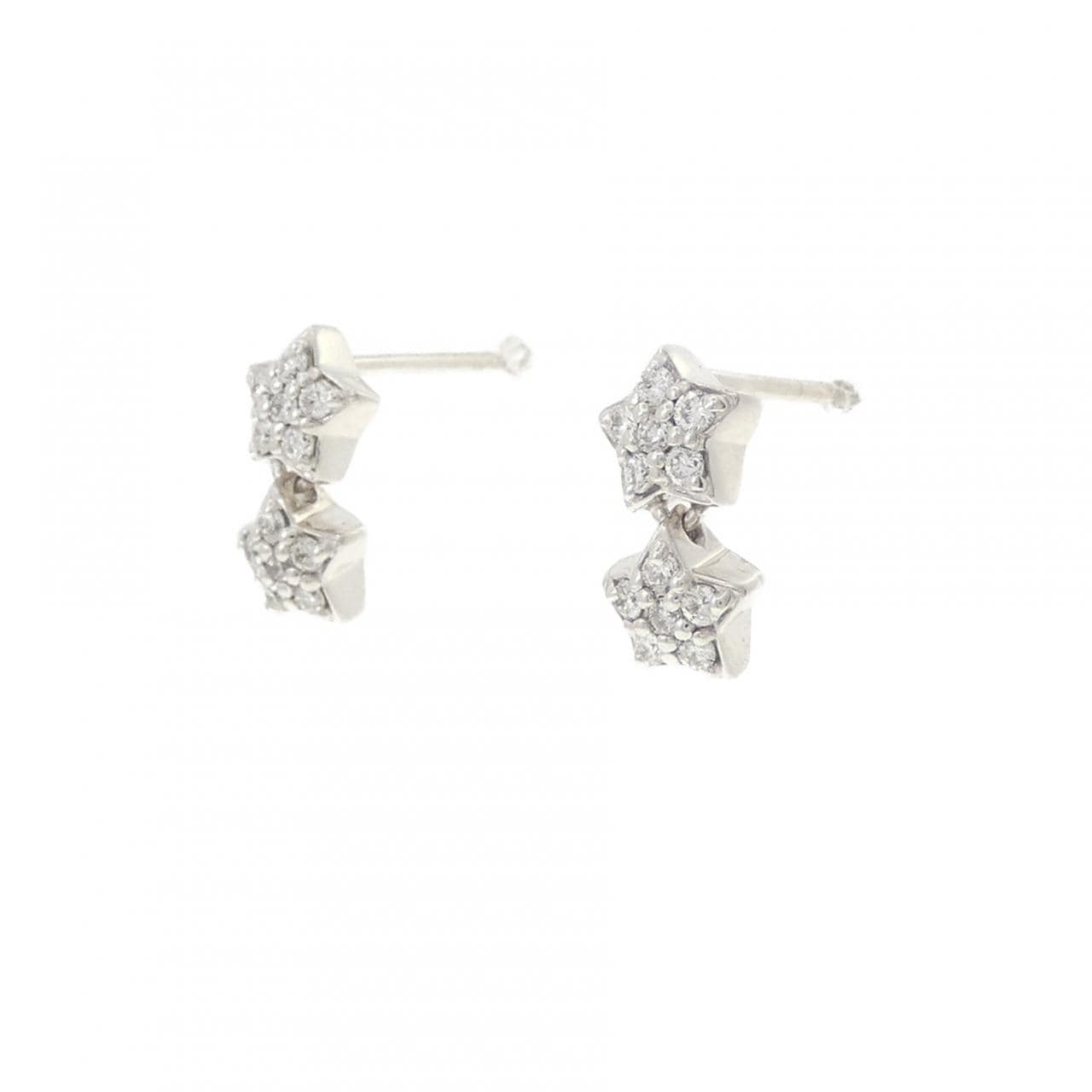 ポンテヴェキオ ダイヤモンド ピアス 0.22CT
