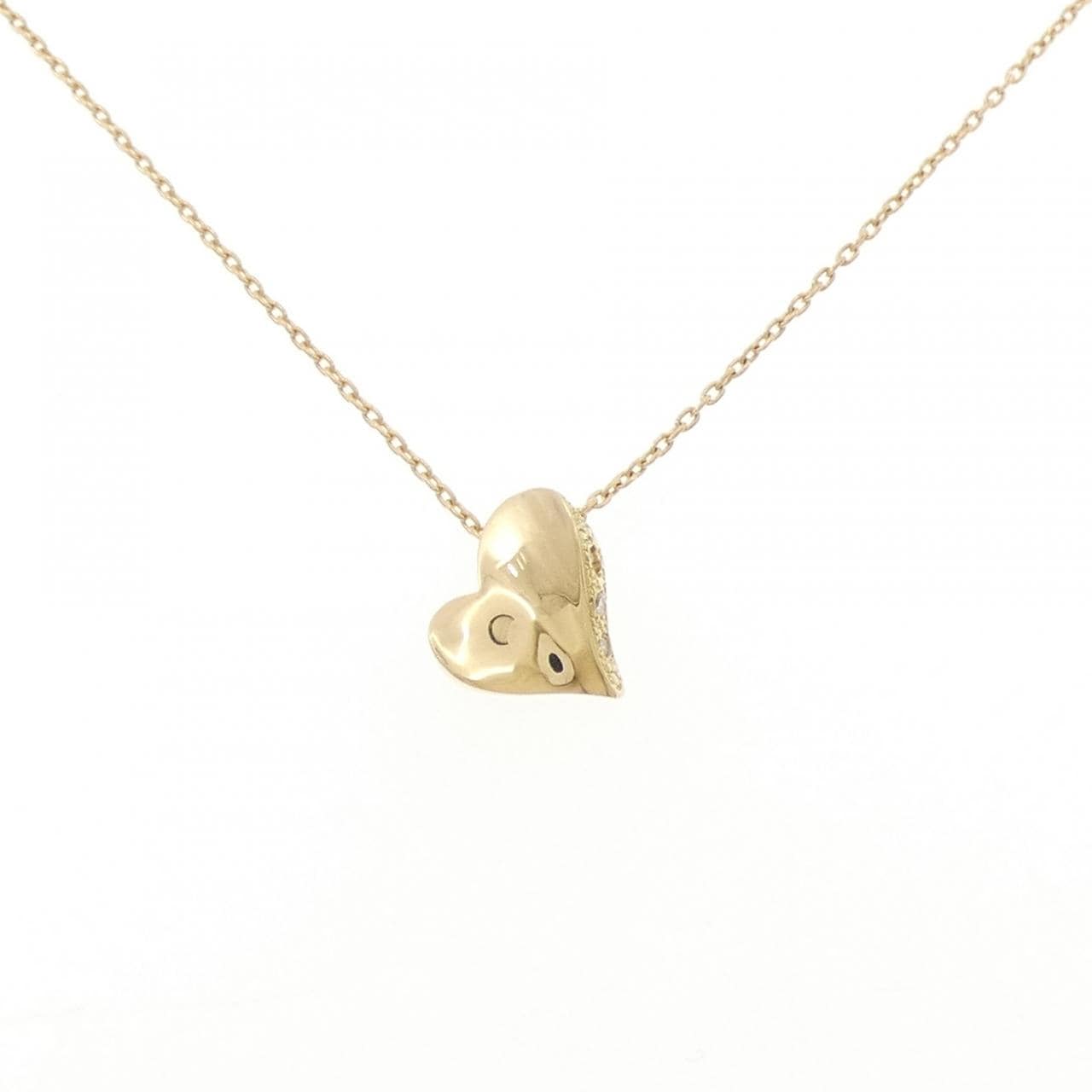 スタージュエリー ハート ダイヤモンド ネックレス 0.05CT
