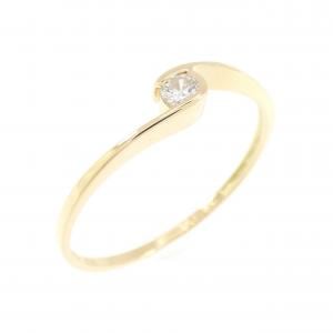 K18YG ダイヤモンド リング 0.05CT