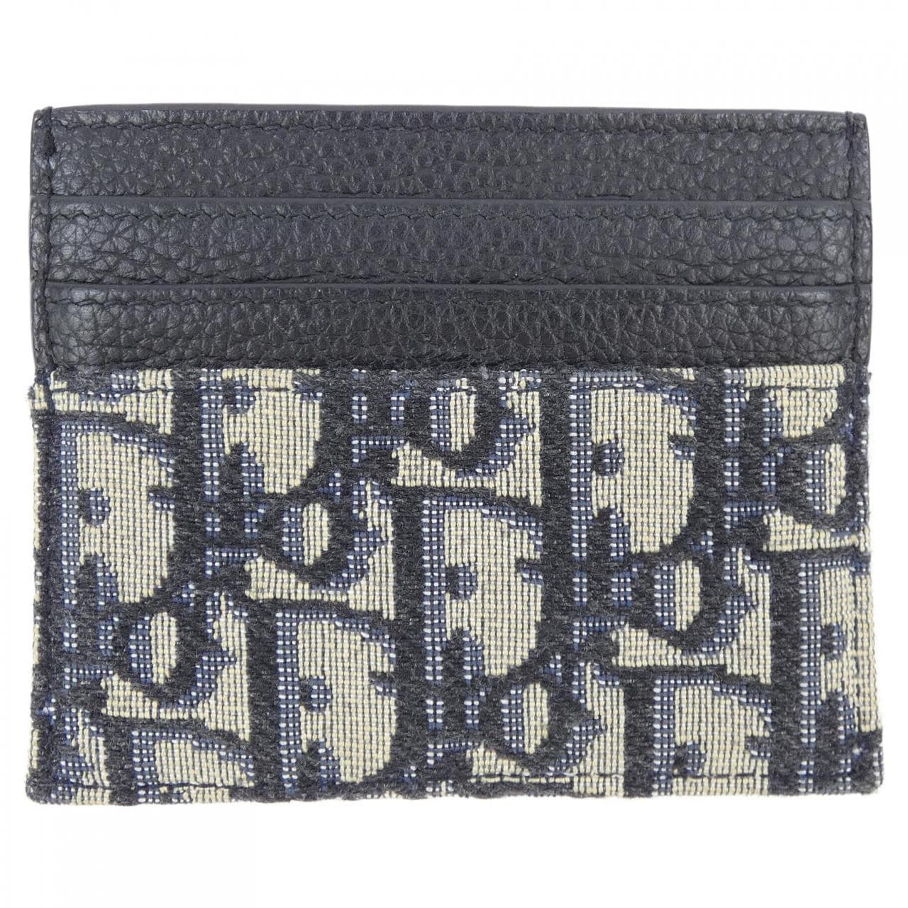 ディオール DIOR カードホルダー オブリーク ジャカード &グレインドカーフスキン 2ESCH135YSE CARD CASE