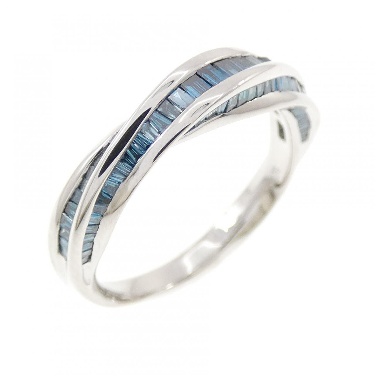 K18WG ダイヤモンド リング 0.70CT