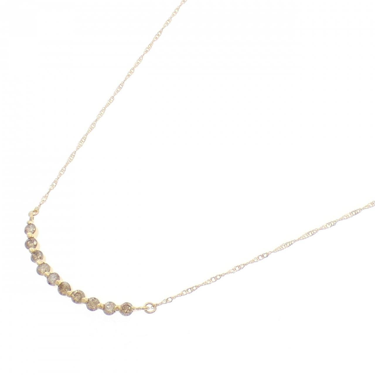 K18YG ダイヤモンド ネックレス 0.5CT
