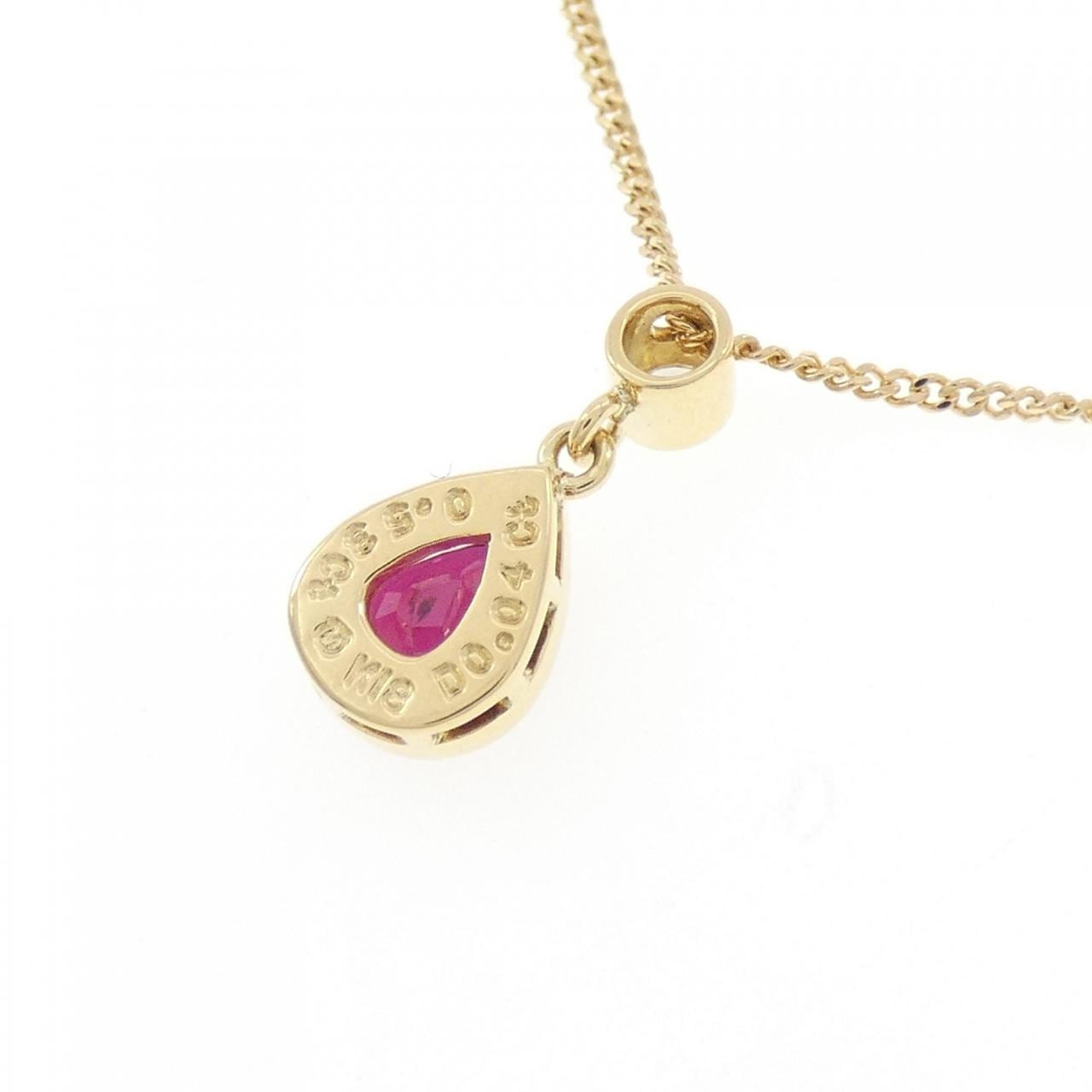 ミキモト ルビー ネックレス 0.53CT