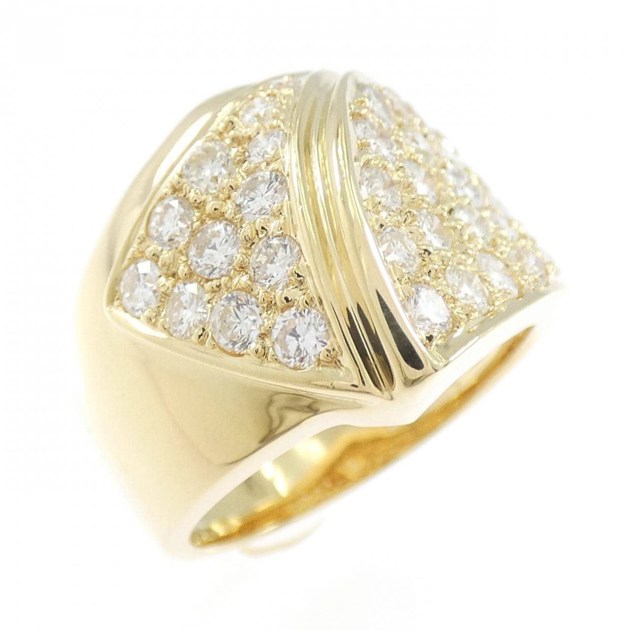 K18YG ダイヤモンド リング 1.48CT