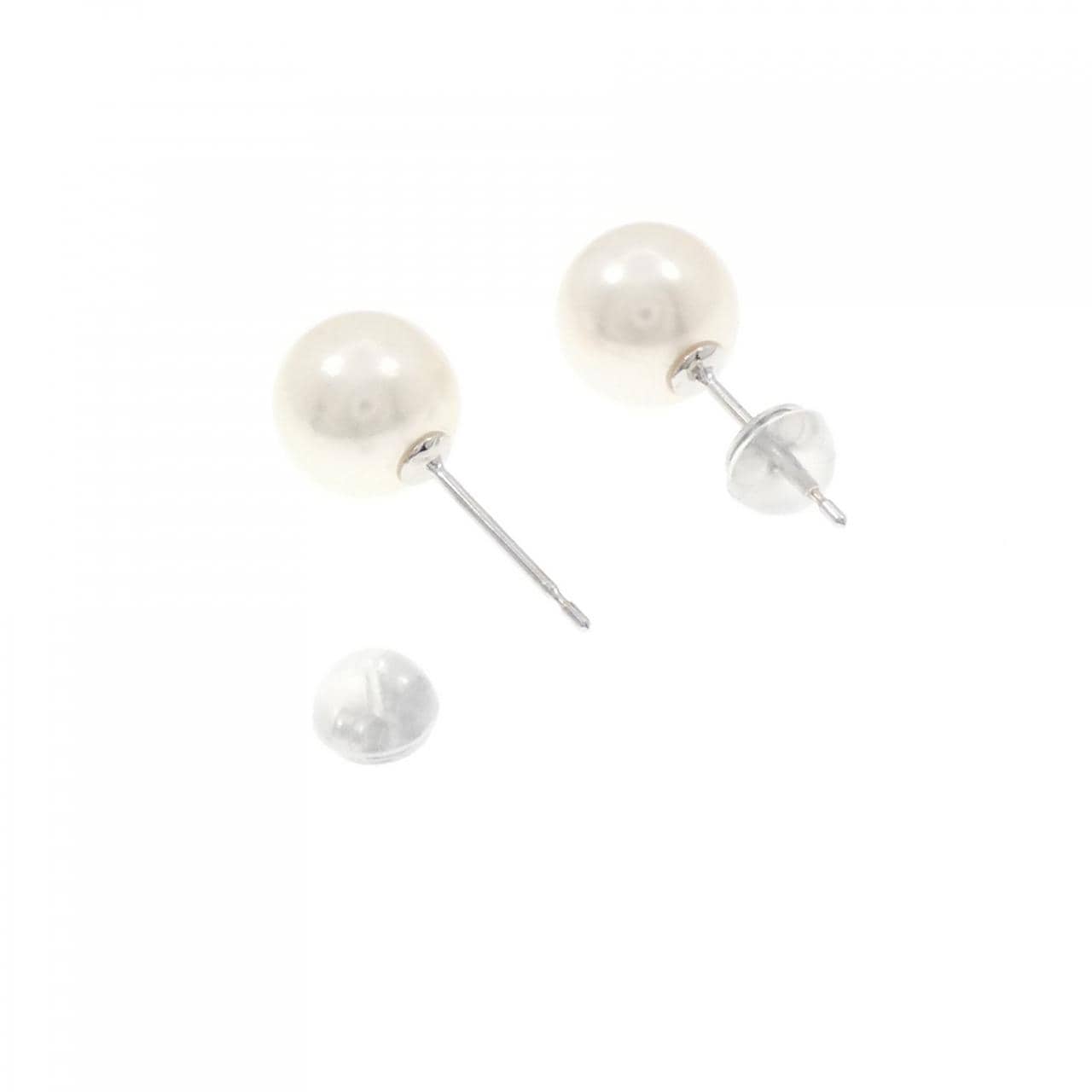 K14WG Akoya pearl earrings 8.7mm