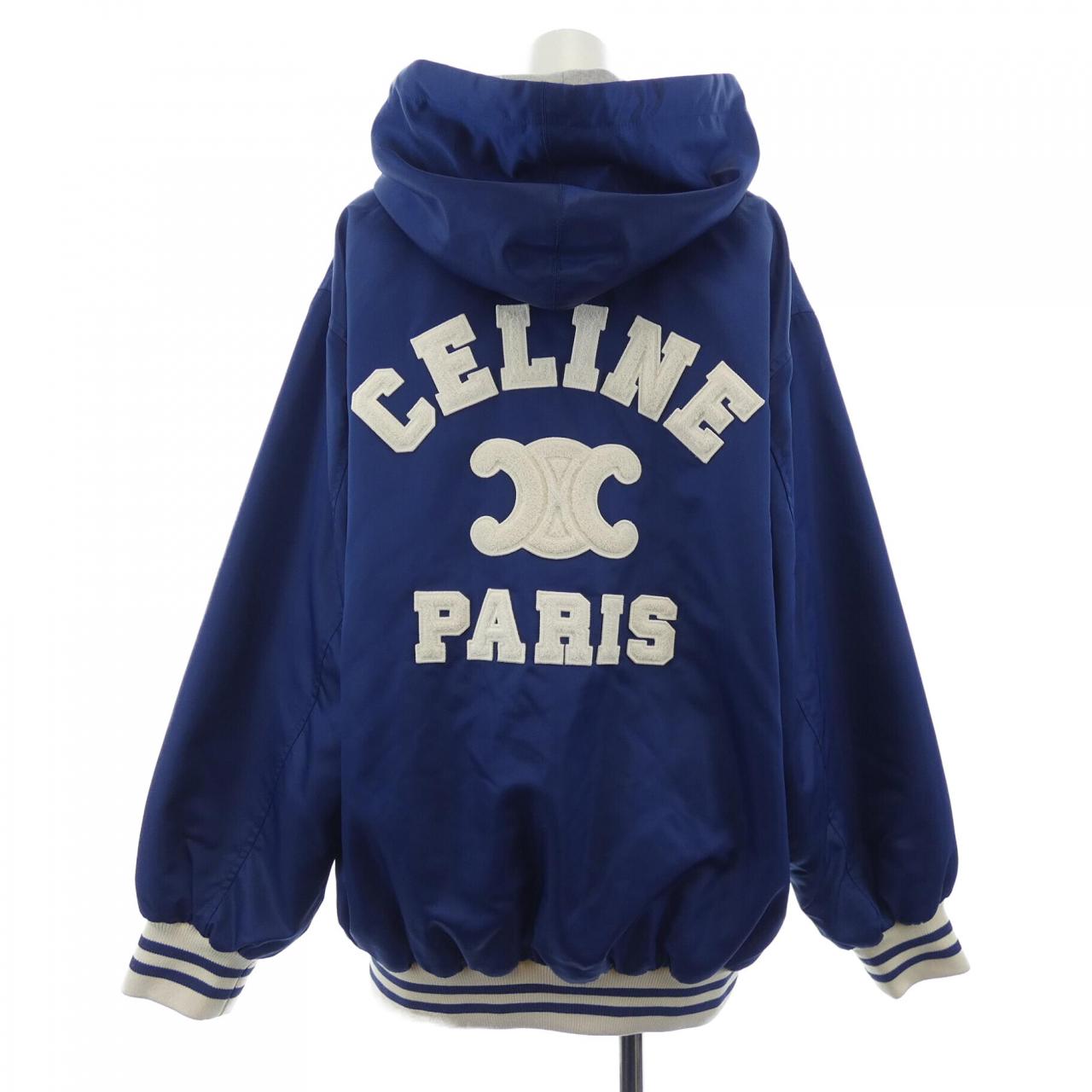 セリーヌ CELINE CELINE PARIS フード付きテディジャケット 2W17B227R エディ期 ブルゾン