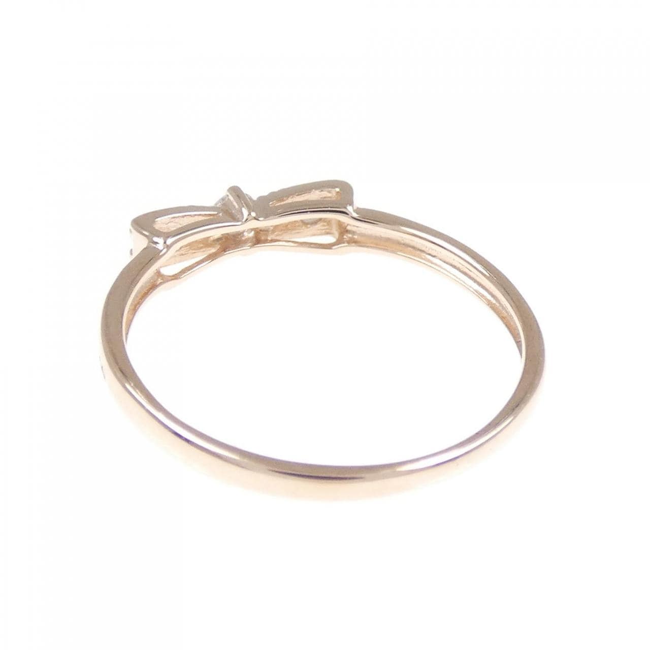 K10PG リボン ダイヤモンド リング