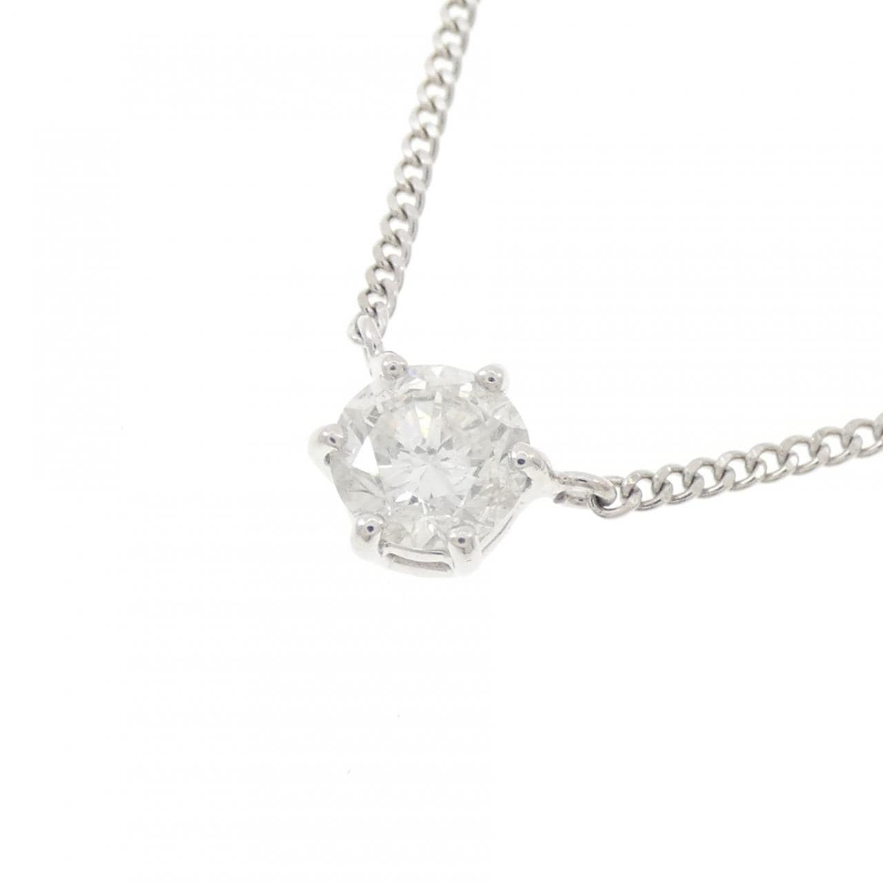 PT850 ソリティア ダイヤモンド ネックレス 0.70CT