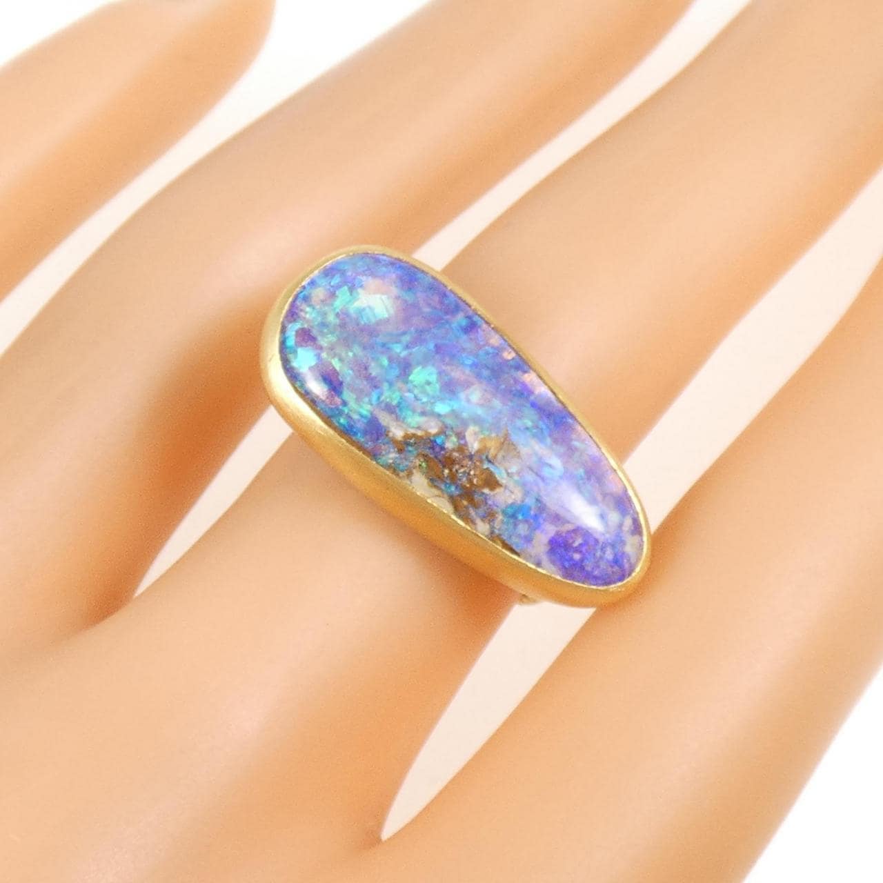 トーカティブ ボルダーオパール リング 9.83CT