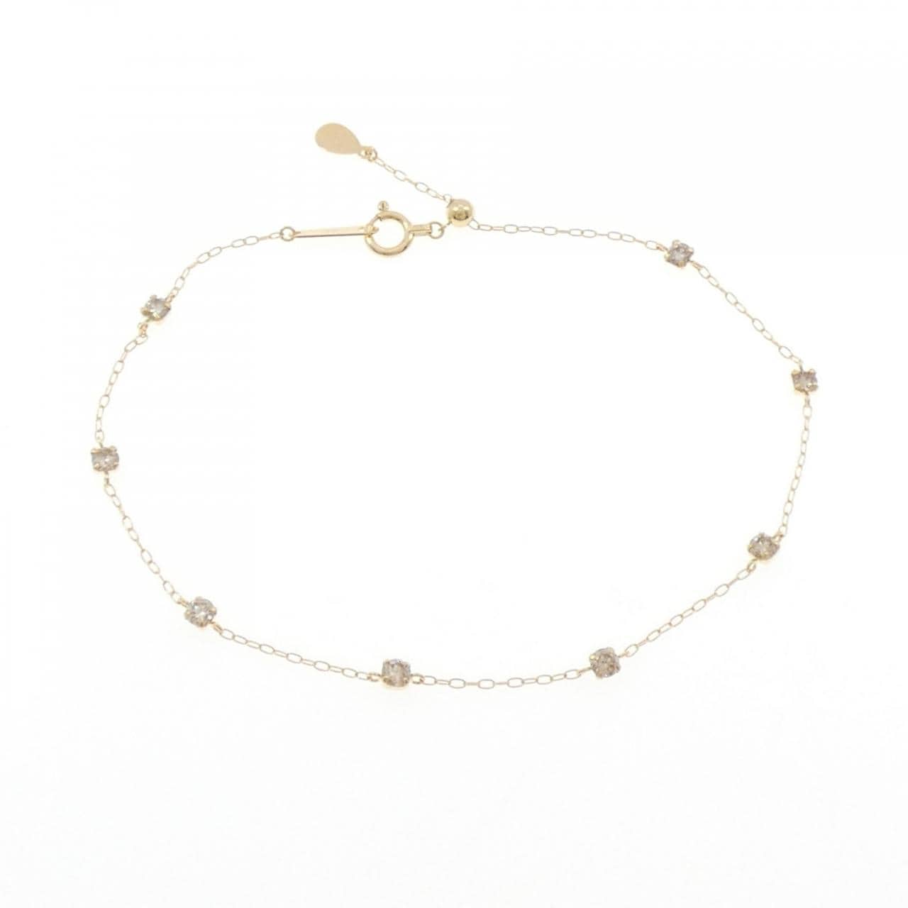 K18YG ダイヤモンド ブレスレット 0.52CT