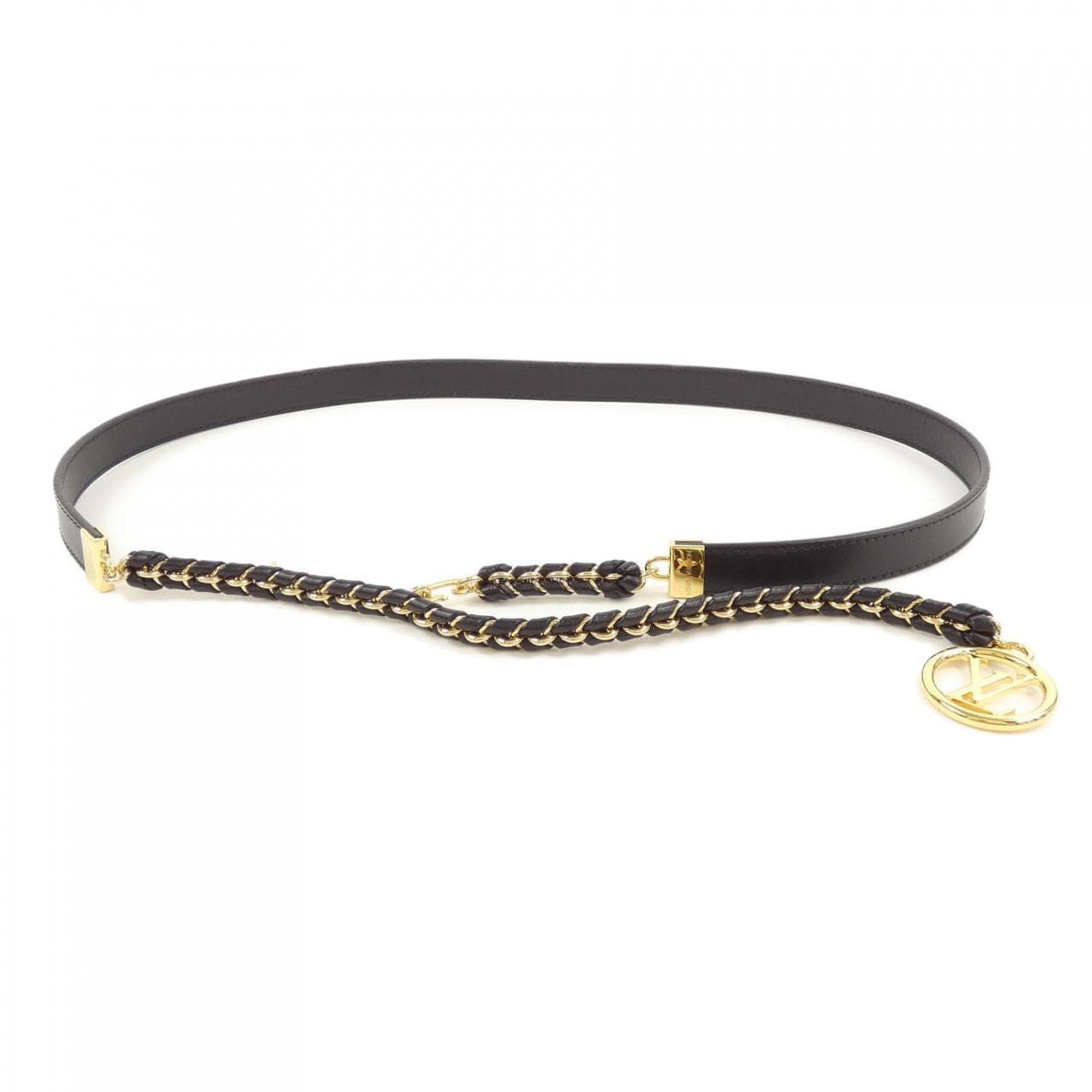 ルイヴィトン LOUIS VUITTON ブレイデッドチェーン 20mm M8593 BELT