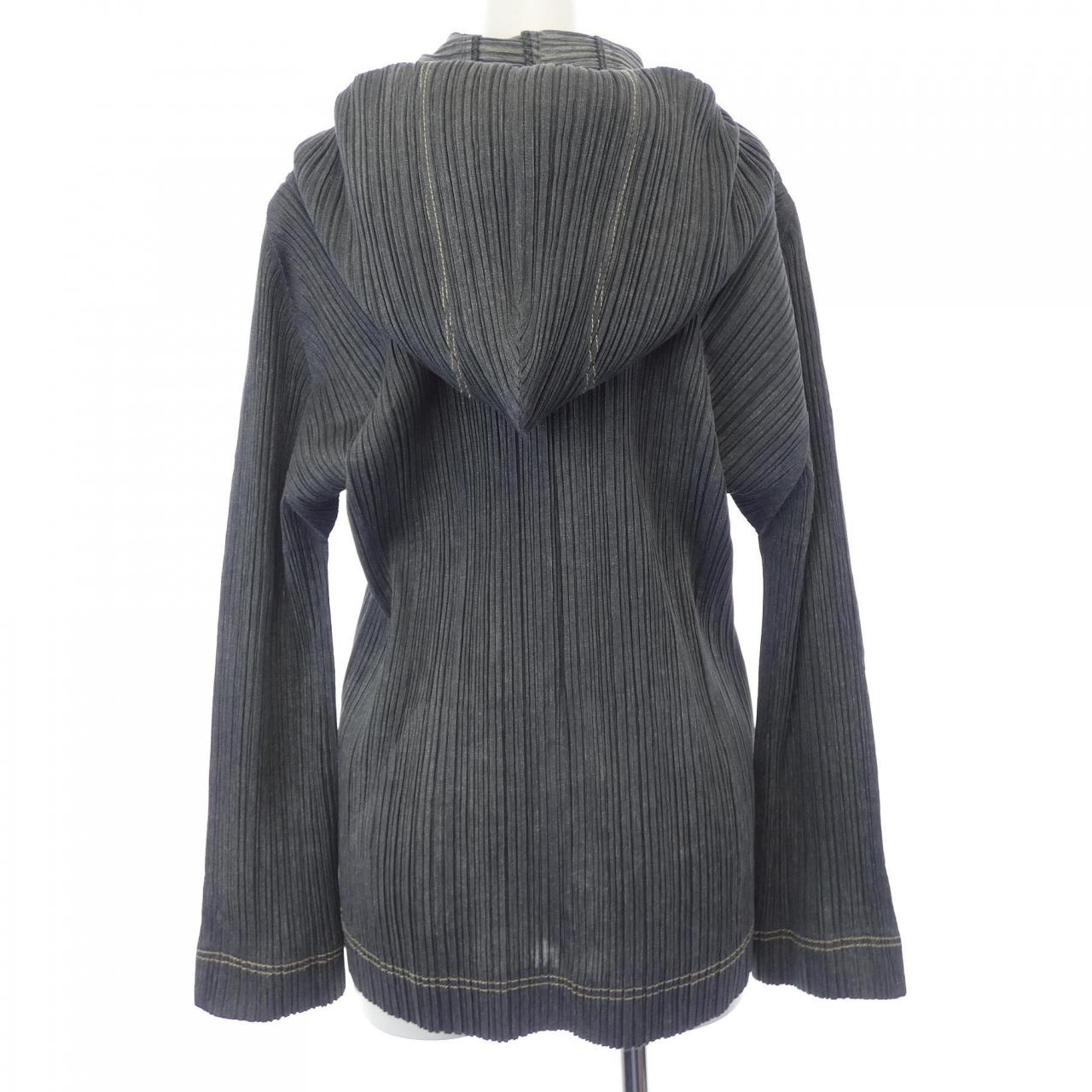 プリーツプリーズ PLEATS PLEASE 2007 デニム転写プリント PP71-JC622 7562022 パーカー