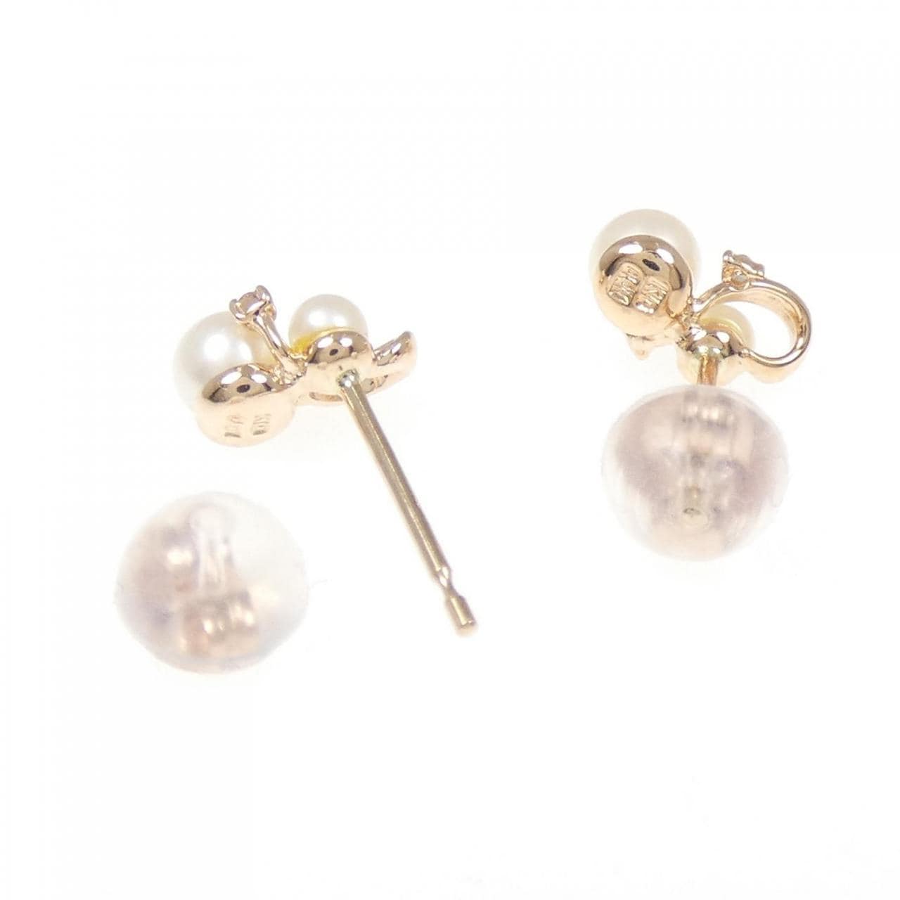 K10PG/K18PG 淡水パール ピアス