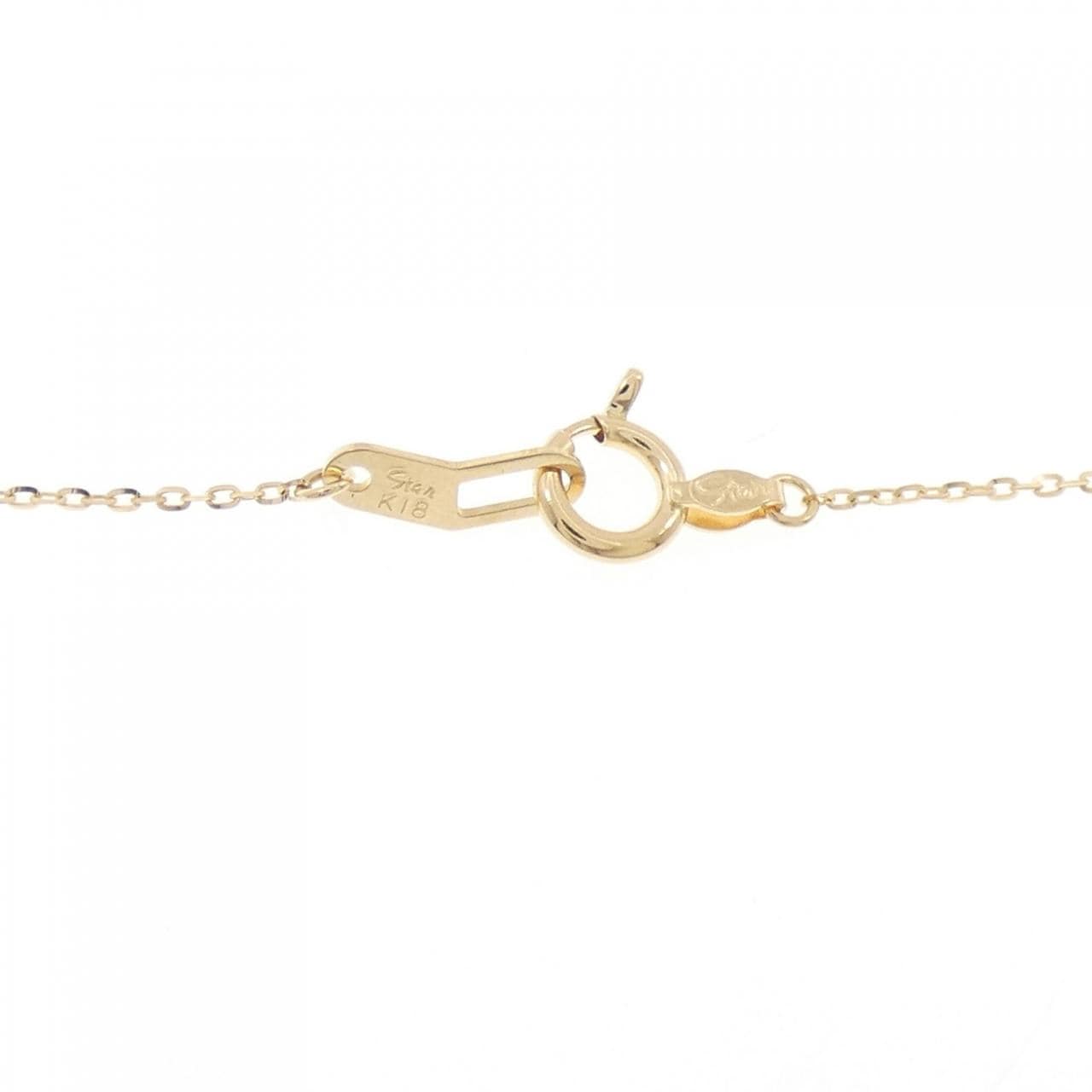 星星马形珠宝钻石项链 0.07CT