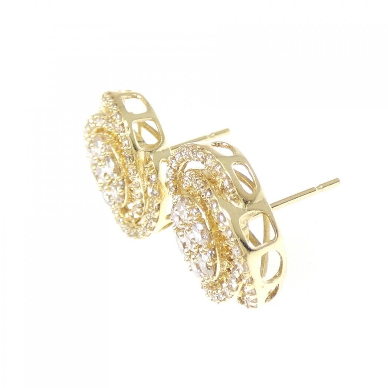 K18YG ダイヤモンド ピアス 1.50CT