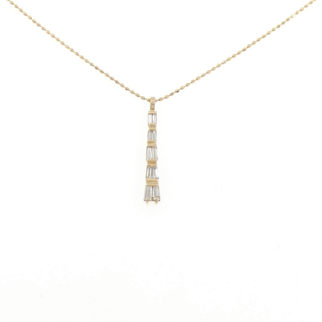K18YG ダイヤモンド ネックレス 0.32CT