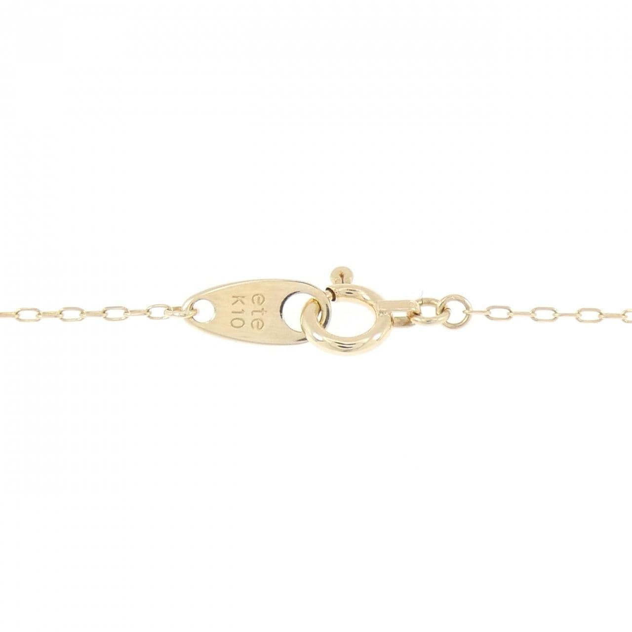 エテ クロス ダイヤモンド ネックレス 0.03CT