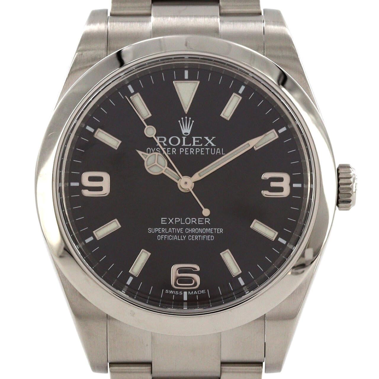 【ノーメンテナンス還元価格】ロレックス エクスプローラーI 214270. SS 自動巻 ランダム番