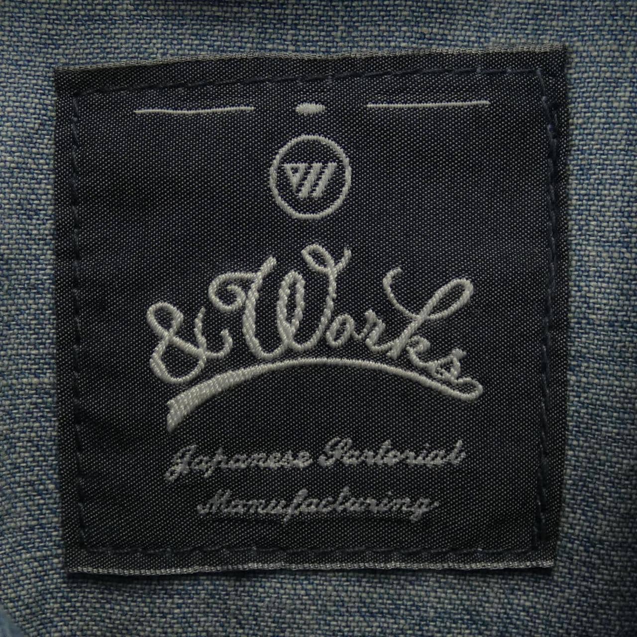 アンドワークス &WORKS シャツ