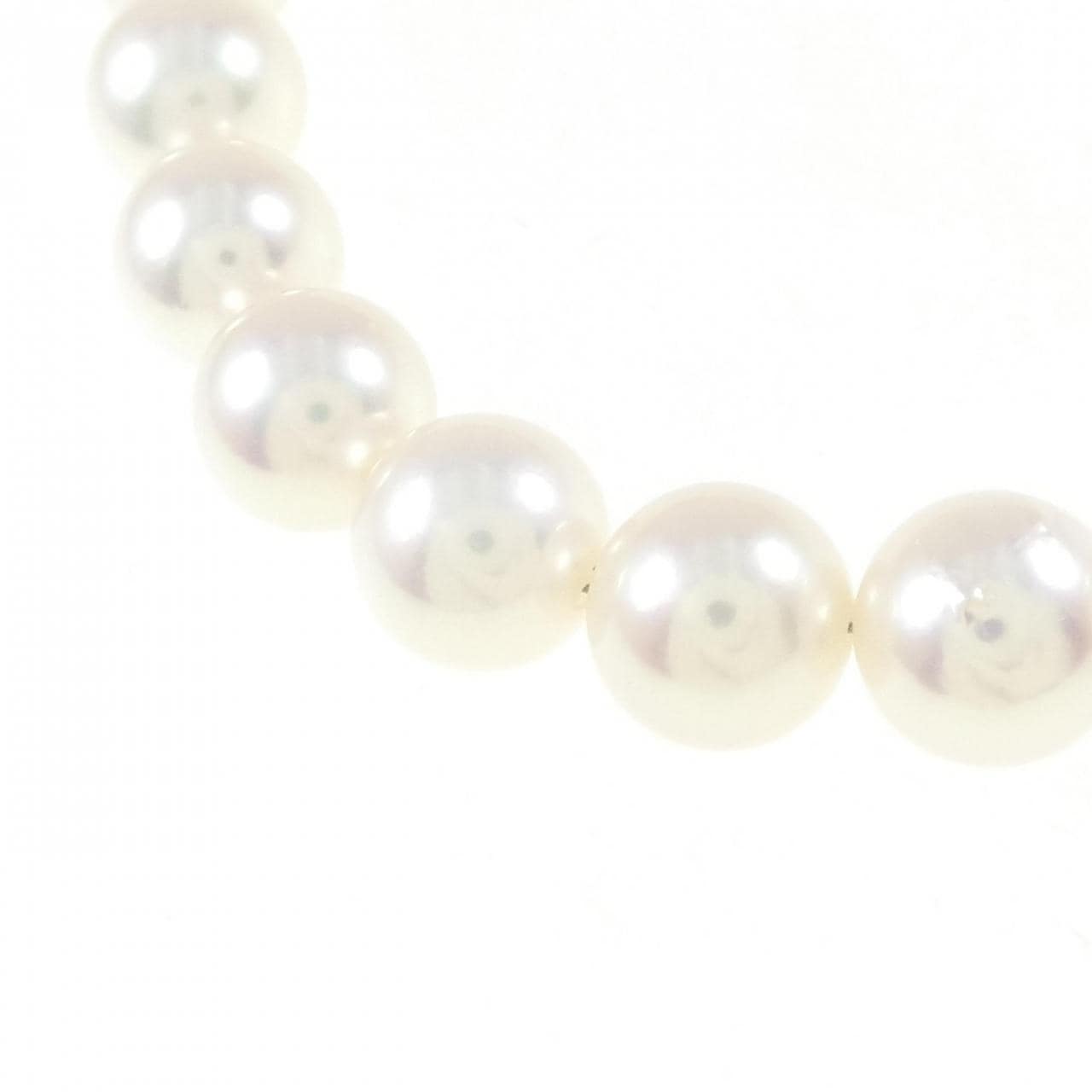 シルバークラスプ アコヤパール ネックレス 7-7.5mm