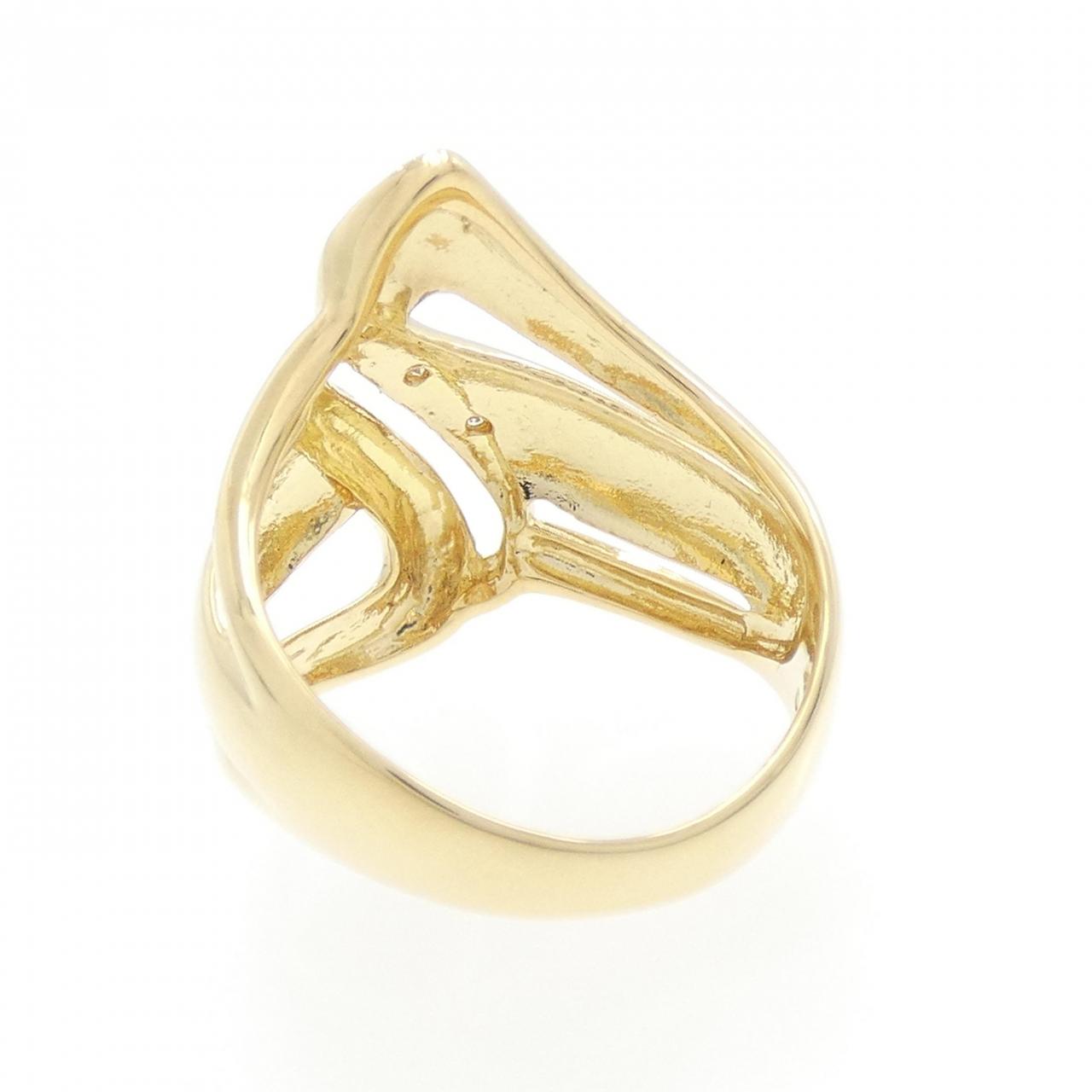 K18YG ダイヤモンド リング 0.02CT