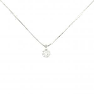 PT900/PT850 ソリティア ダイヤモンド ネックレス 1.022CT