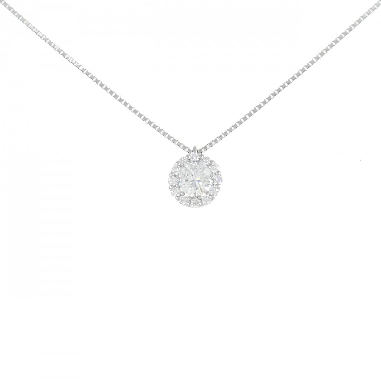 [BRAND NEW] PT Diamond Necklace 0.290CT D SI1 VG