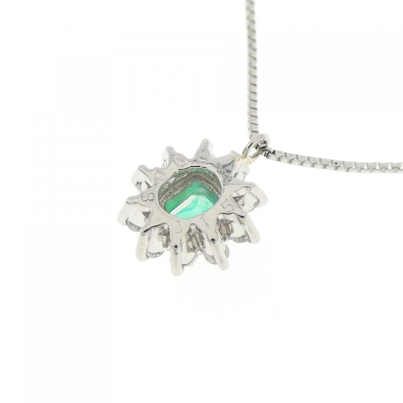 PT エメラルド ネックレス 0.15CT