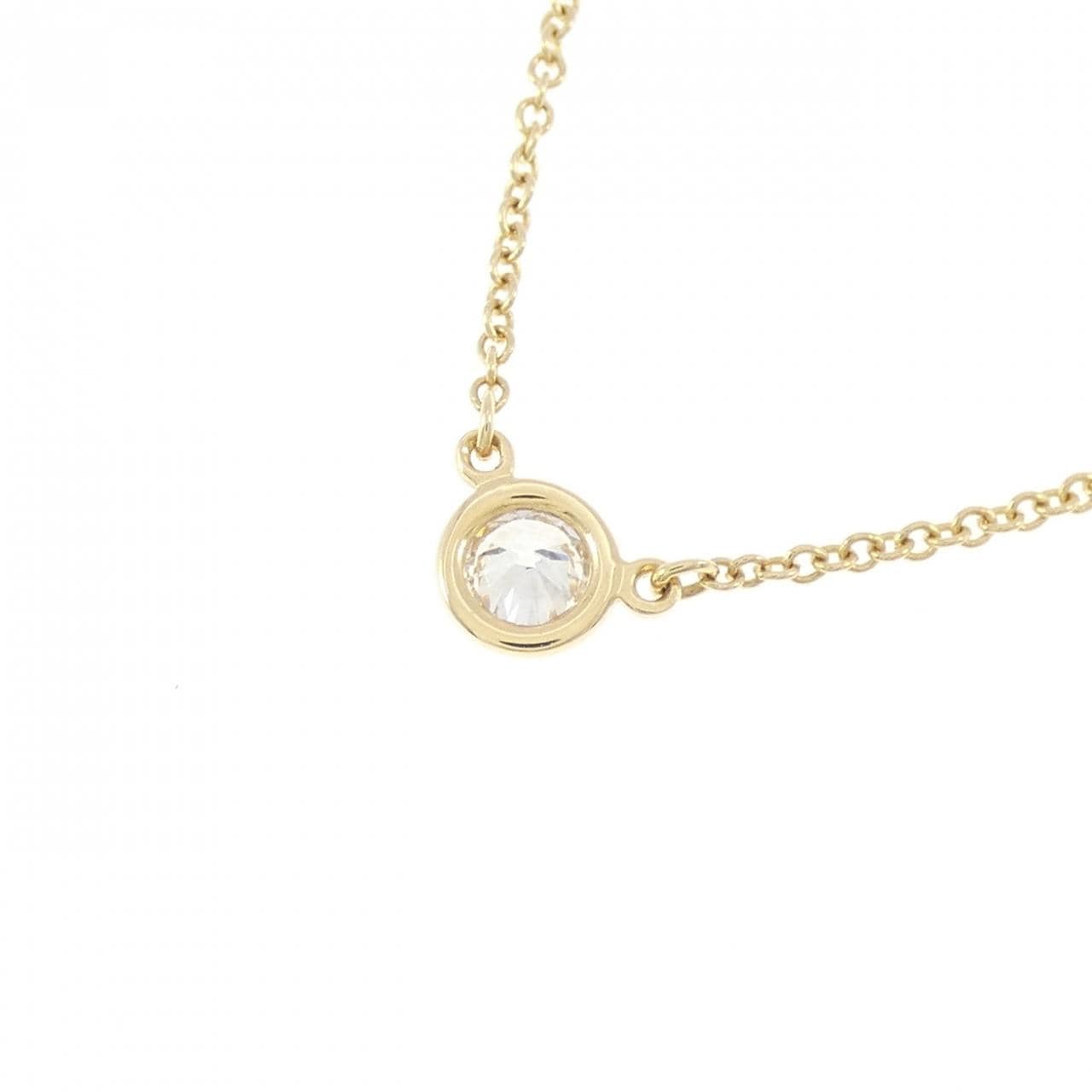 ティファニー バイザヤード ネックレス 0.18CT E VVS1 3EXT