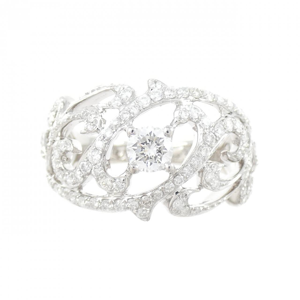 750WG ダイヤモンド リング 0.251CT