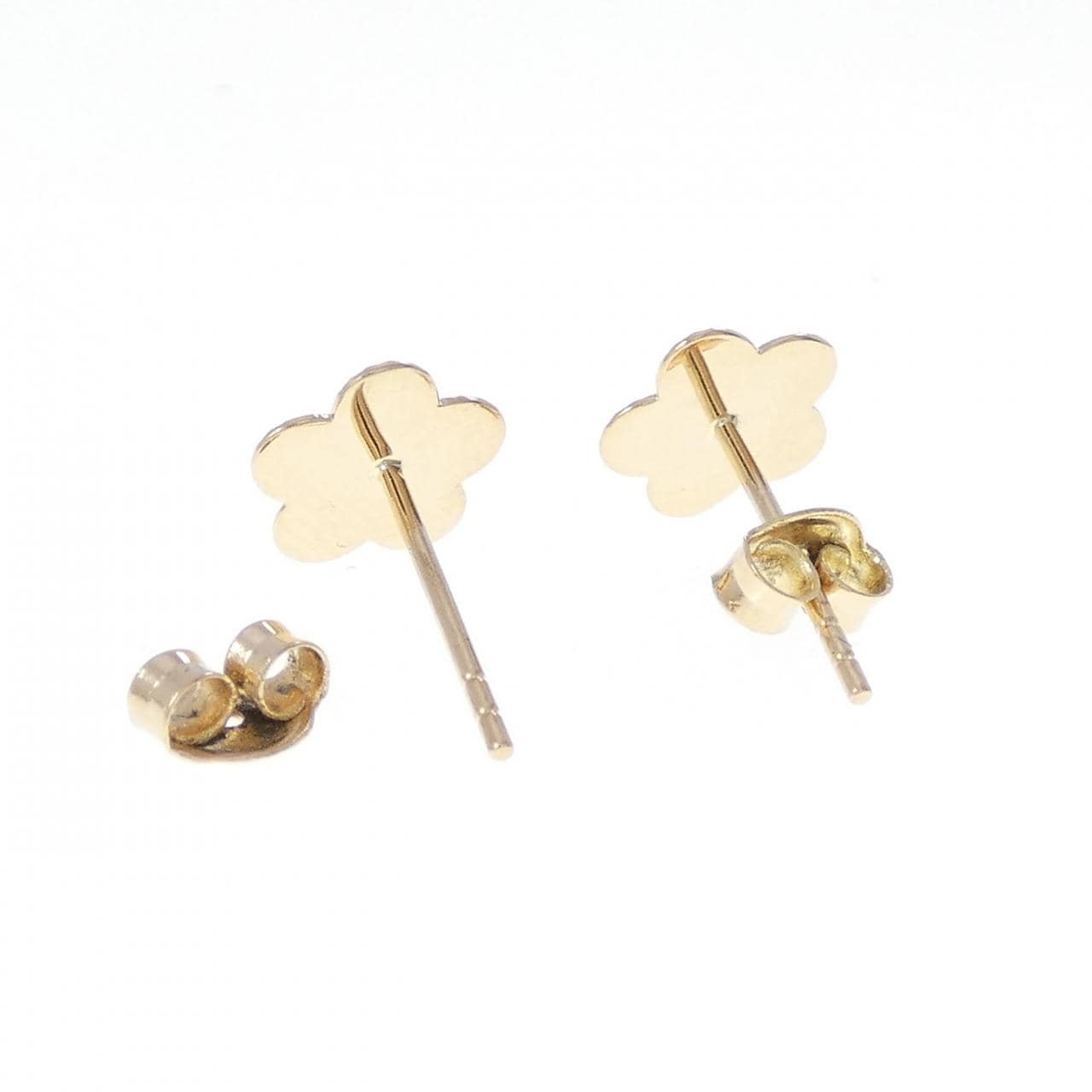 K18YG フラワー ピアス