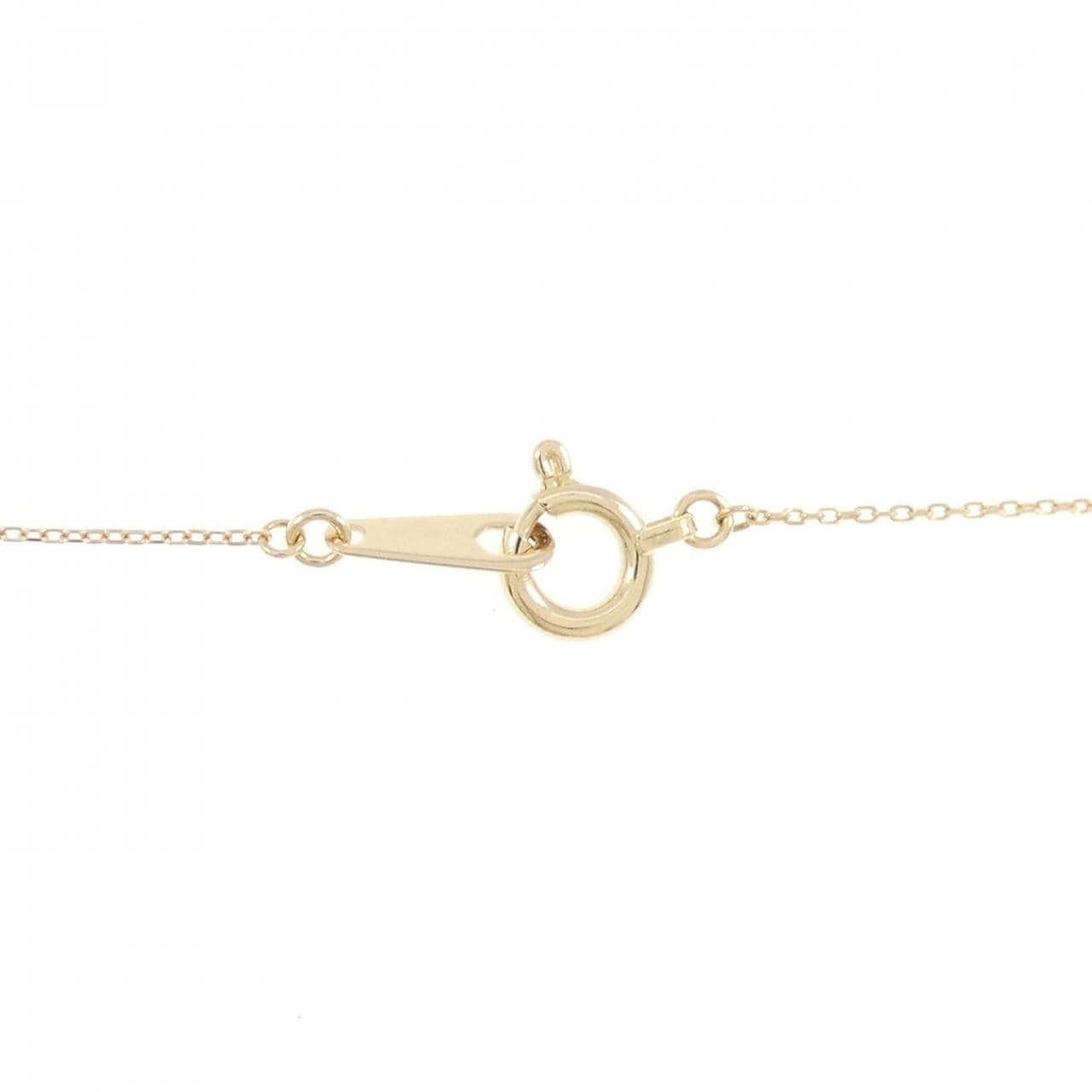 K18YG ソリティア ダイヤモンド ネックレス 0.08CT
