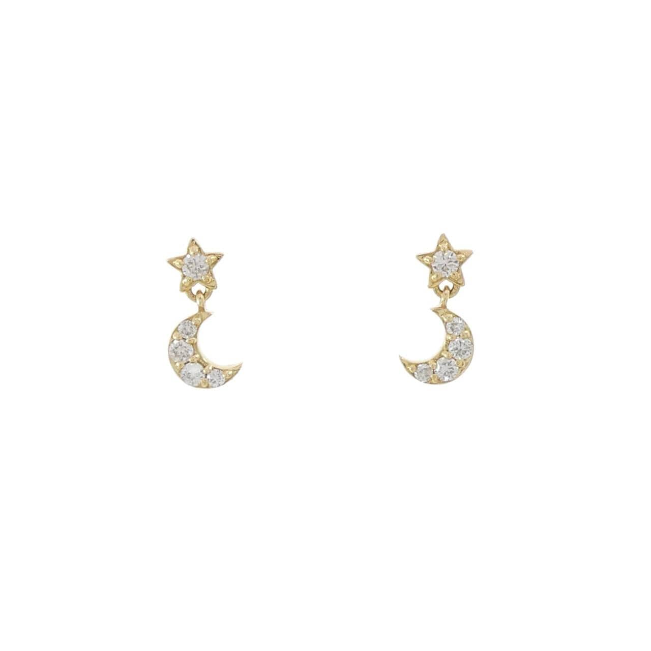 ポンテヴェキオ ダイヤモンド ピアス 0.12CT